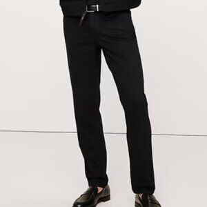 Banana Republic Traveler Athletic Tapered Fit  Black Pants